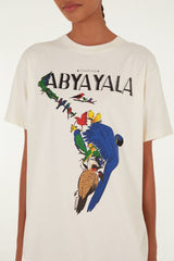 Off-White Abya Yala Organic Cotton T-Shirt - FARM Rio OFF-WHITE