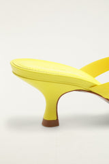 Yellow Rob Heeleded Sandal - FARM Rio LIME