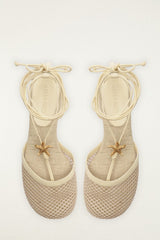 Sea Lace Up Mule - FARM Rio IVORY