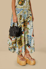 Black Leather Flower Bag - FARM Rio BLACK