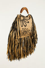 Fringed Raffia Mini Bag - FARM Rio MELANGE