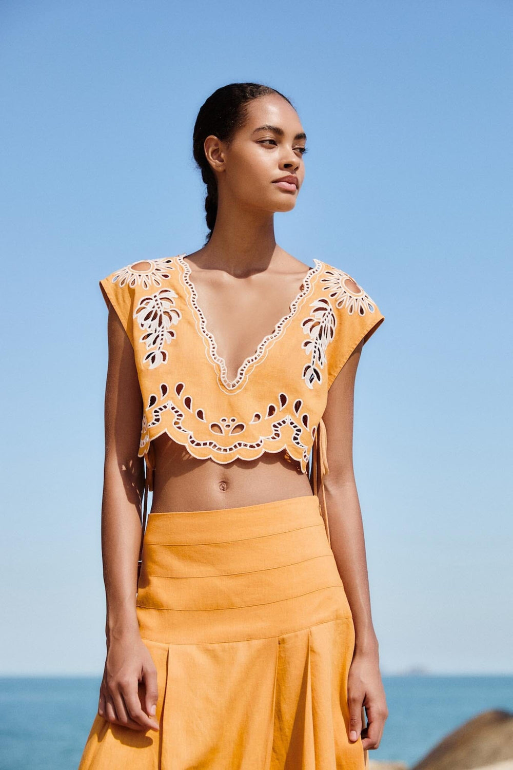Camel Banana Tree Blouse - FARM Rio BANANA TREE CAMEL