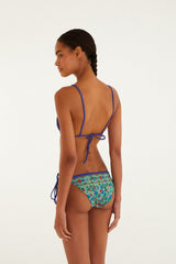 Faded Green Fruit Beauty Tie Side Bikini Bottom - FARM Rio FRUIT BEAUTY FADED GREEN
