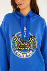 Move Like A Butterfly Blue Adidas Moletom - FARM Rio MOVE LIKE A BUTTERFLY