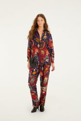 Multicolor Artsy Surreal Land Lenzing Ecovero Viscose Pants - FARM Rio ARTSY SURREAL LAND MULTICOLOR