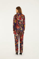 Multicolor Artsy Surreal Land Lenzing Ecovero Viscose Pants - FARM Rio ARTSY SURREAL LAND MULTICOLOR
