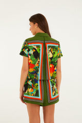 Bird Leaves Shirt - FARM Rio BIRD LEAVES SAND