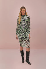 Black Lace Nature Tulle Midi Dress - FARM Rio LACE NATURE BLACK