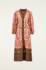Alice Maxi Dress - FARM Rio TROPICAL ROYALNESS PINK