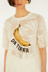 Off-White Banana Da Terra T-Shirt - FARM Rio OFF-WHITE