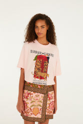 Maria Clara Graphic T-Shirt - FARM Rio LIGHT PINK