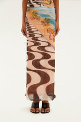 Multicolor Copacabana Beach Skirt - FARM Rio COPACABANA BEACH MULTICOLOR