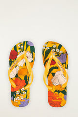 Bucolic Floral Havaianas Sandals - FARM Rio BUCOLIC FLORAL YELLOW
