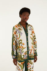 Sand Nature Collared Buttoned Shirt - FARM Rio NATURE SAND