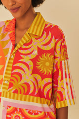 Adidas Farm Solar Kaleidoscope Pink Top - FARM Rio PINK