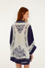Off-White Coast Scarf Shirt - FARM Rio COAST SCARF OFF-WHITE
