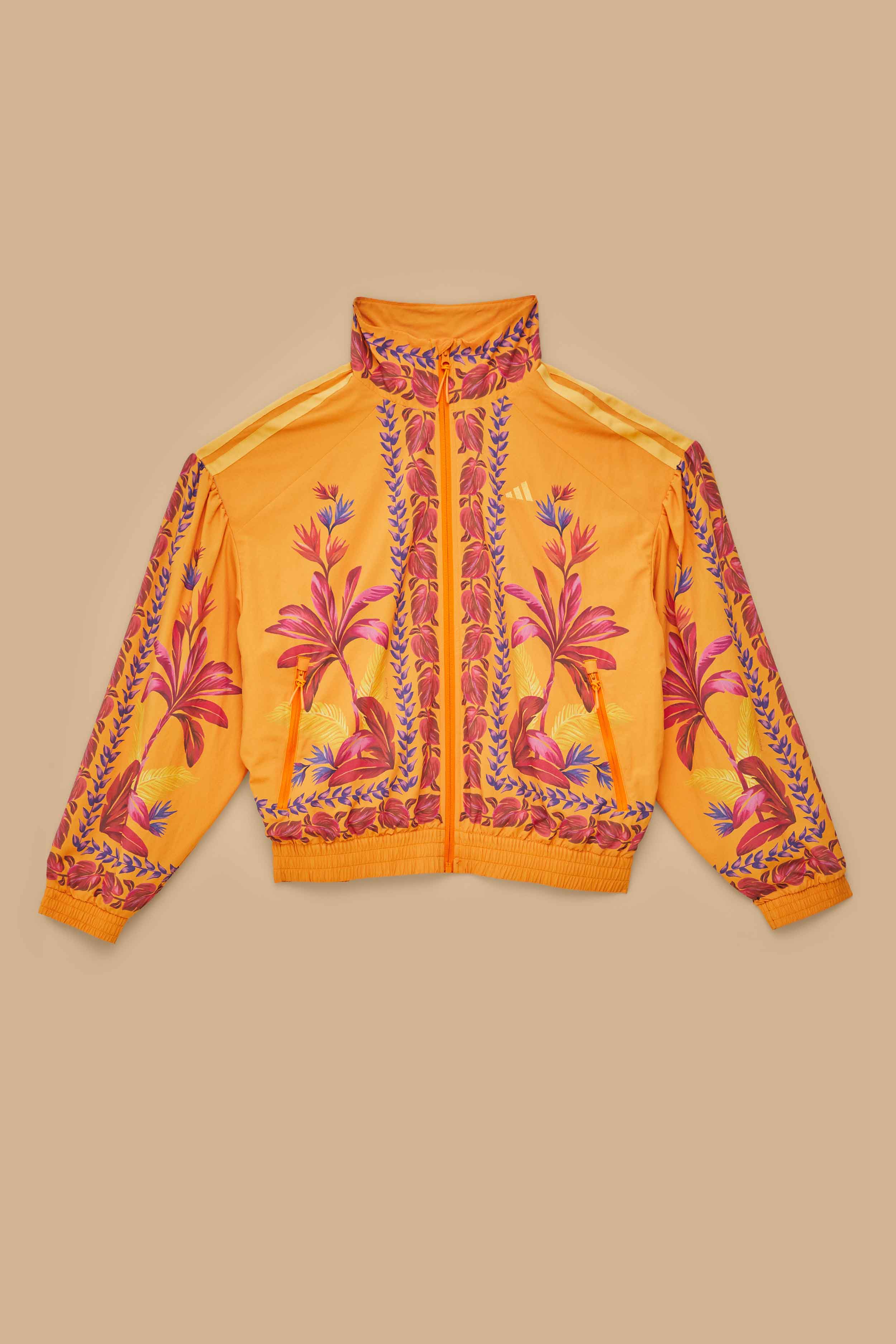 Adidas Tropical Breeze Bright Orange Jacket - FARM Rio ORANGE