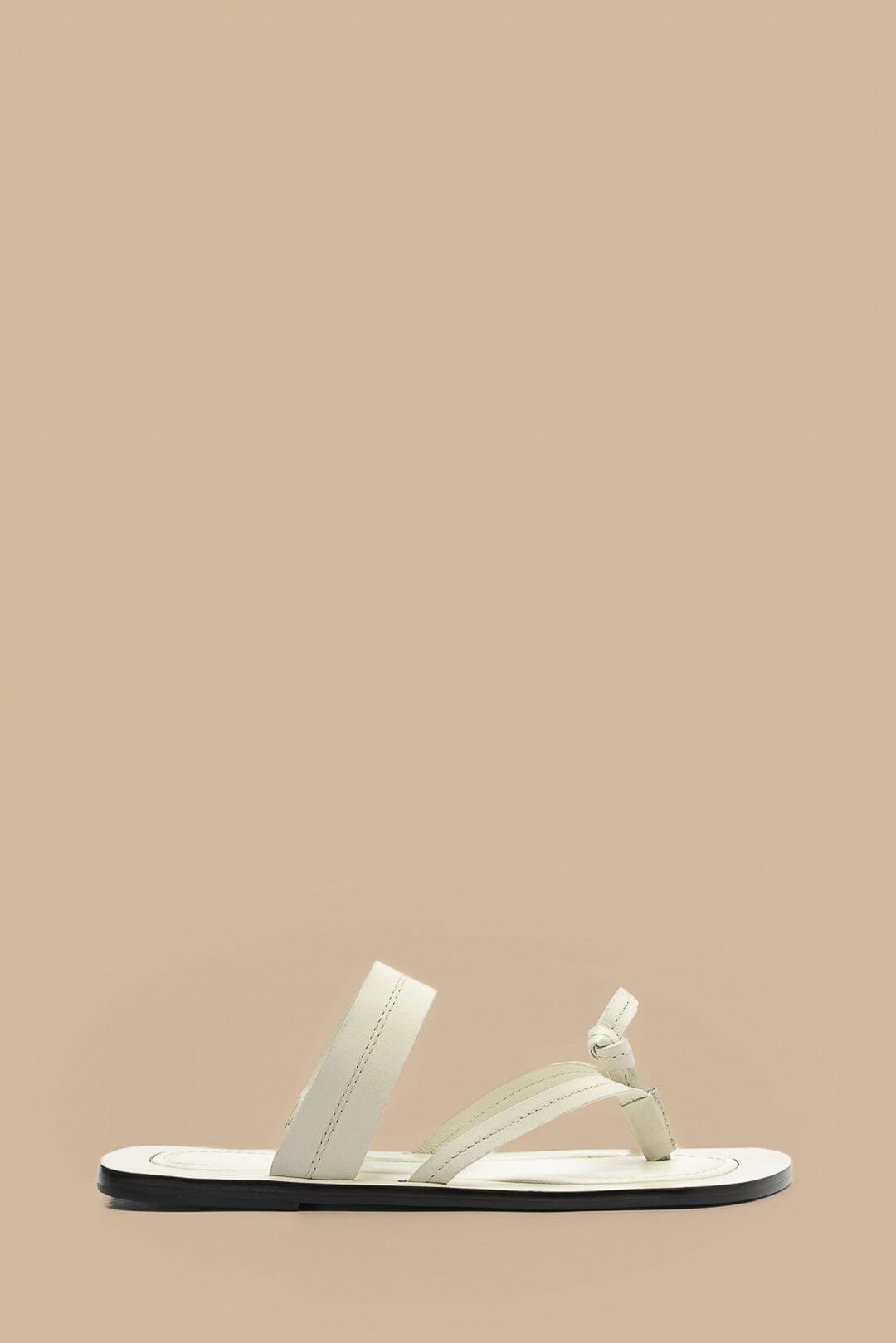 Ivory Tie Flat Sandal - FARM Rio IVORY