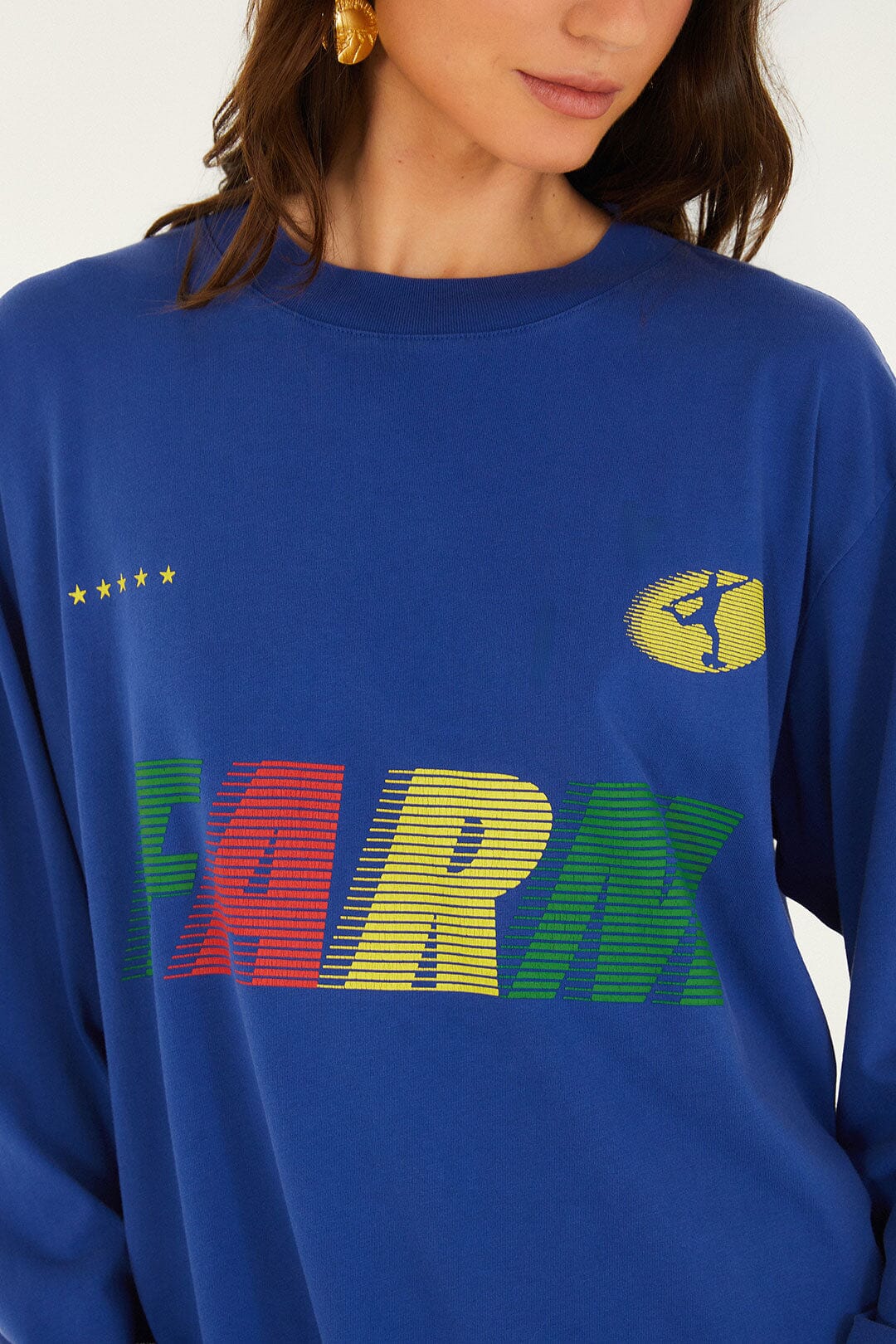 Blue Together We Play Long Sleeve T-Shirt - FARM Rio TOGETHER WE PLAY