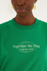 Green Together We Play Short Sleeve T-Shirt - FARM Rio TOGETHER WE PLAY