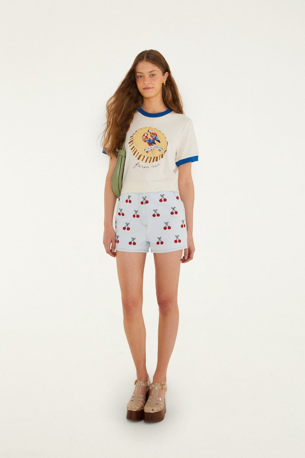 Off-White Beer Cap Organic Cotton Baby T-Shirt - FARM Rio OFF-WHITE