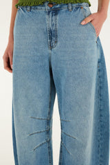 Barrel Denim Pants - FARM Rio DENIM