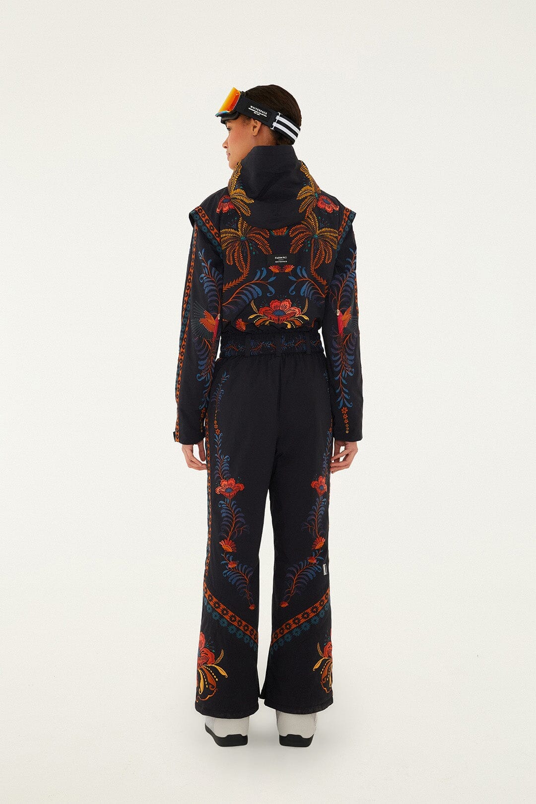 Black Macaw Jumpsuit - FARM Rio MACAW JUMPSUIT BLACK