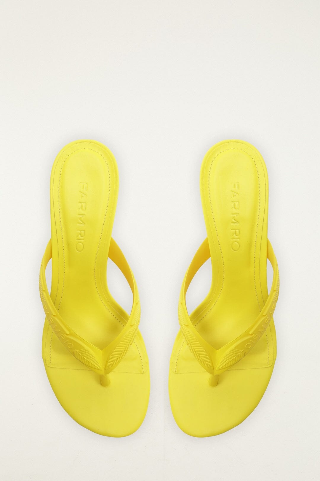 Yellow Rob Heeleded Sandal - FARM Rio LIME