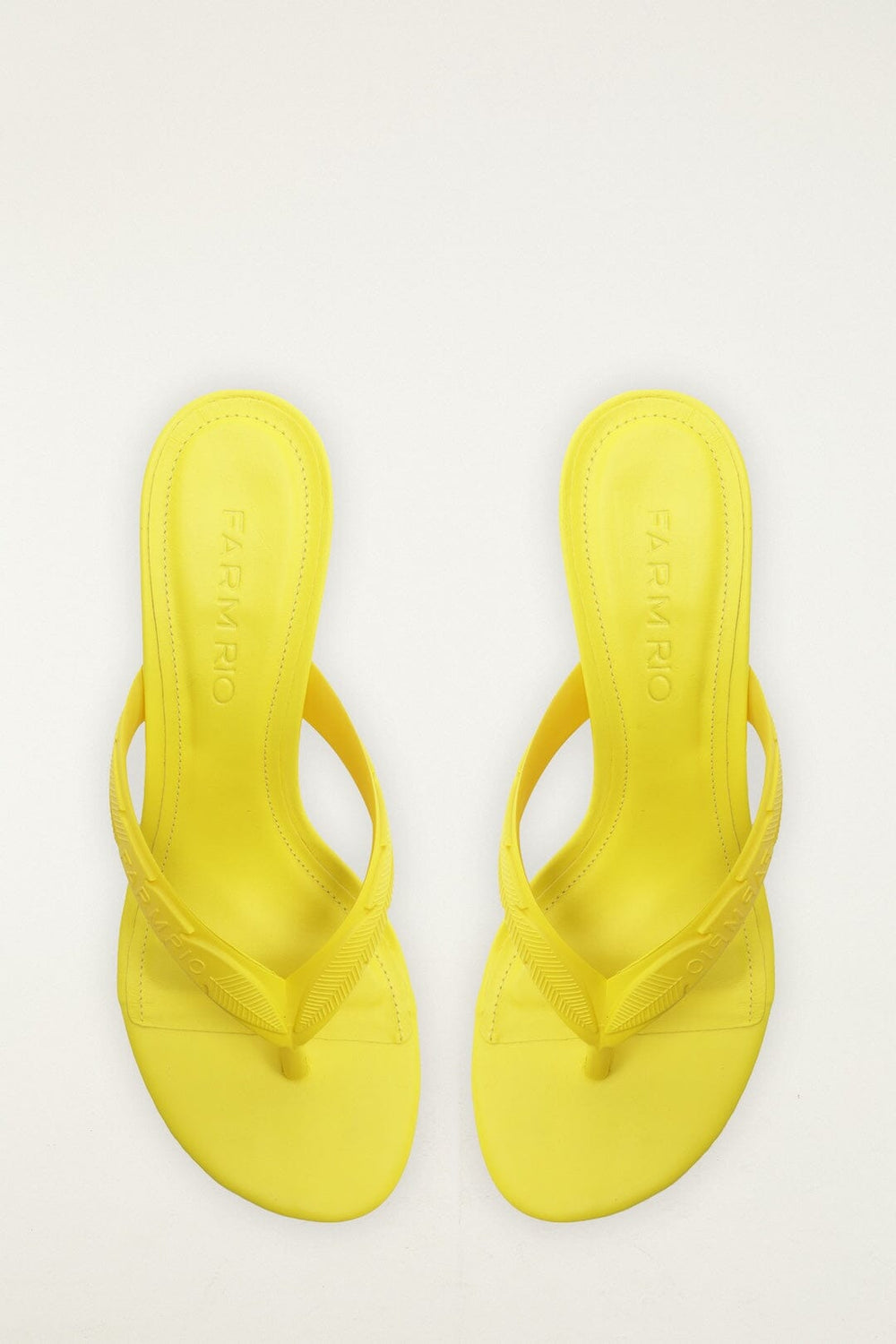 Yellow Rob Heeleded Sandal - FARM Rio LIME
