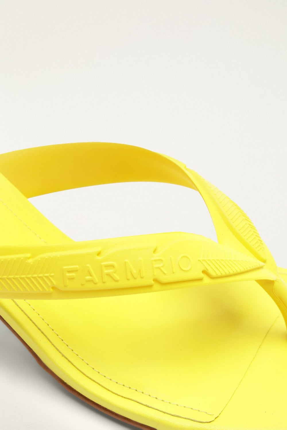 Yellow Rob Heeleded Sandal - FARM Rio LIME