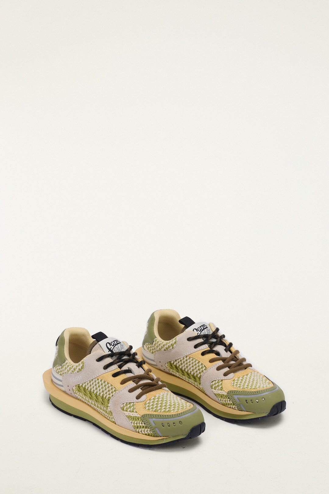 Green Farm Rio Sneaker - FARM Rio BLUSH AND GREEN