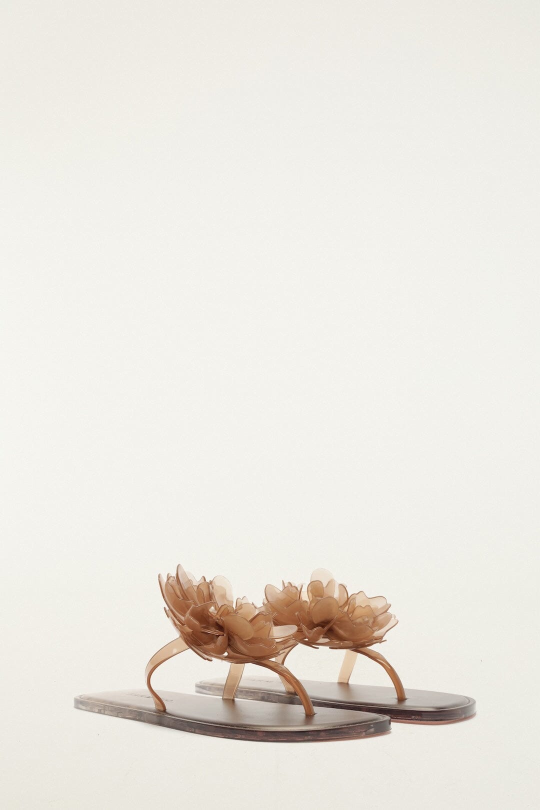 Caramel Jelly Flower Flat Sandal - FARM Rio TOFFEE AND WALNUT