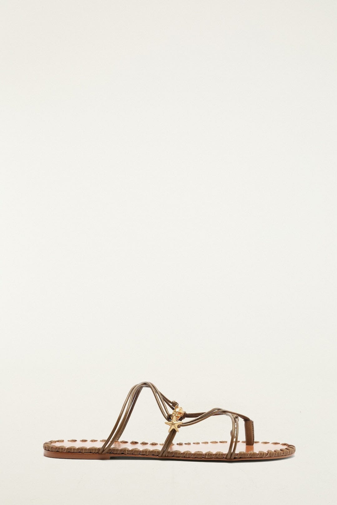 Sea Flat Sandal - FARM Rio SAND AND WALNUT