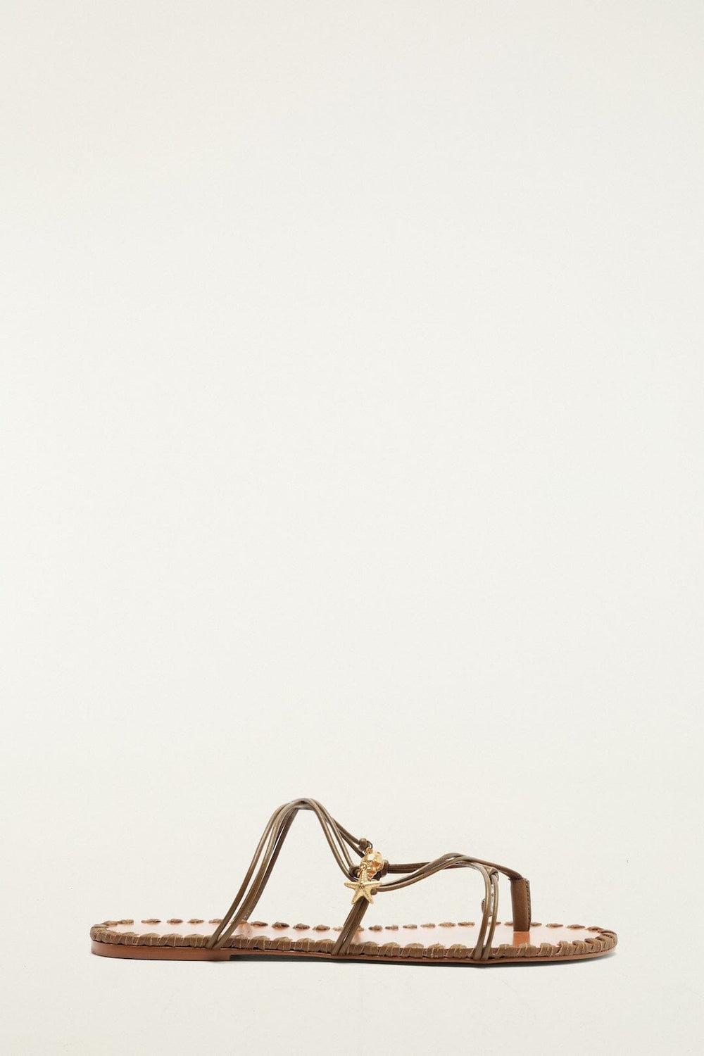 Sea Flat Sandal - FARM Rio SAND AND WALNUT