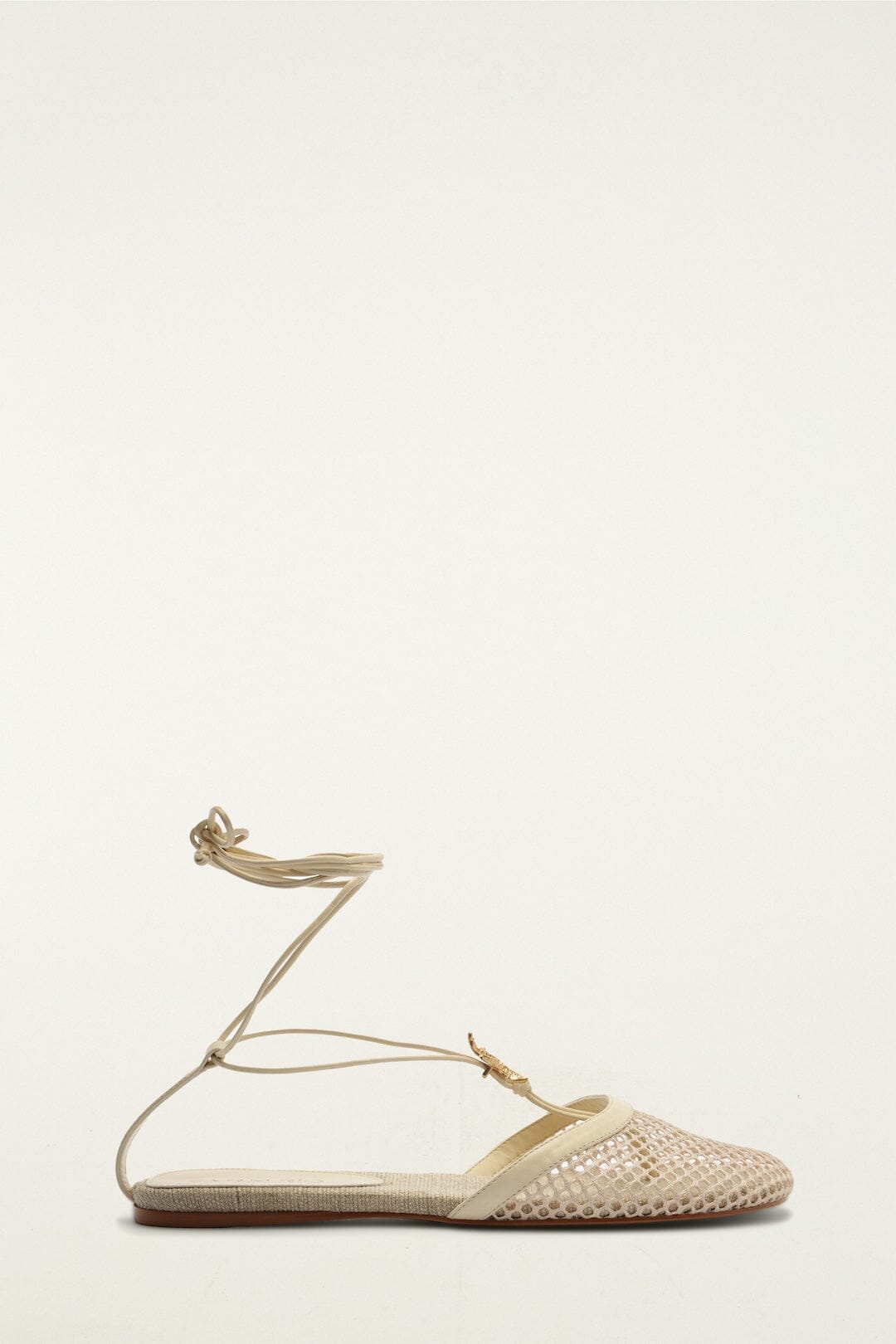 Sea Lace Up Mule - FARM Rio IVORY