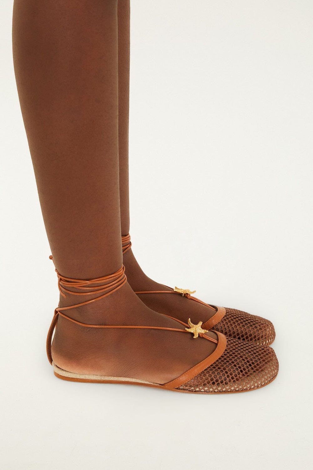 Sea Lace Up Mule - FARM Rio CUOIO