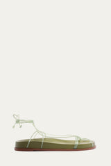 Green Spaghetti Jelly Anatomic Flat Sandal - FARM Rio MOSS