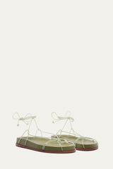 Green Spaghetti Jelly Anatomic Flat Sandal - FARM Rio MOSS