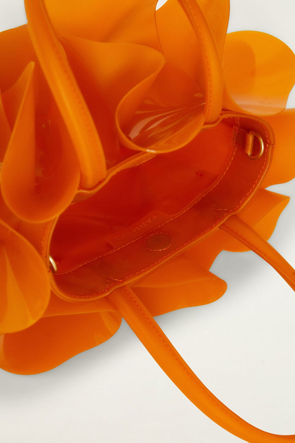 Orange Jelly Flower Bag - FARM Rio ORANGE OCHRE