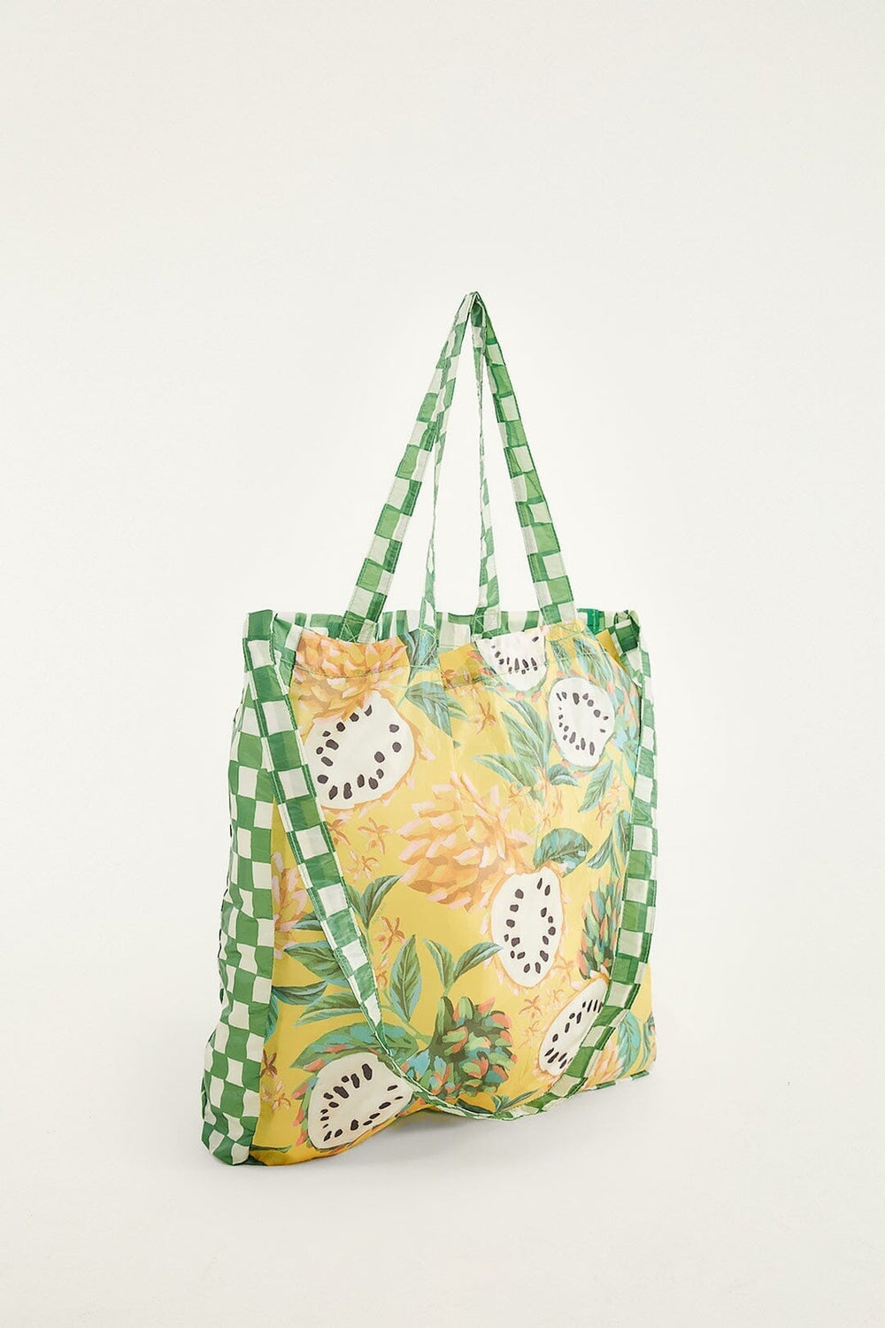 Green Biriba Tote Fruit Bag - FARM Rio MULTI