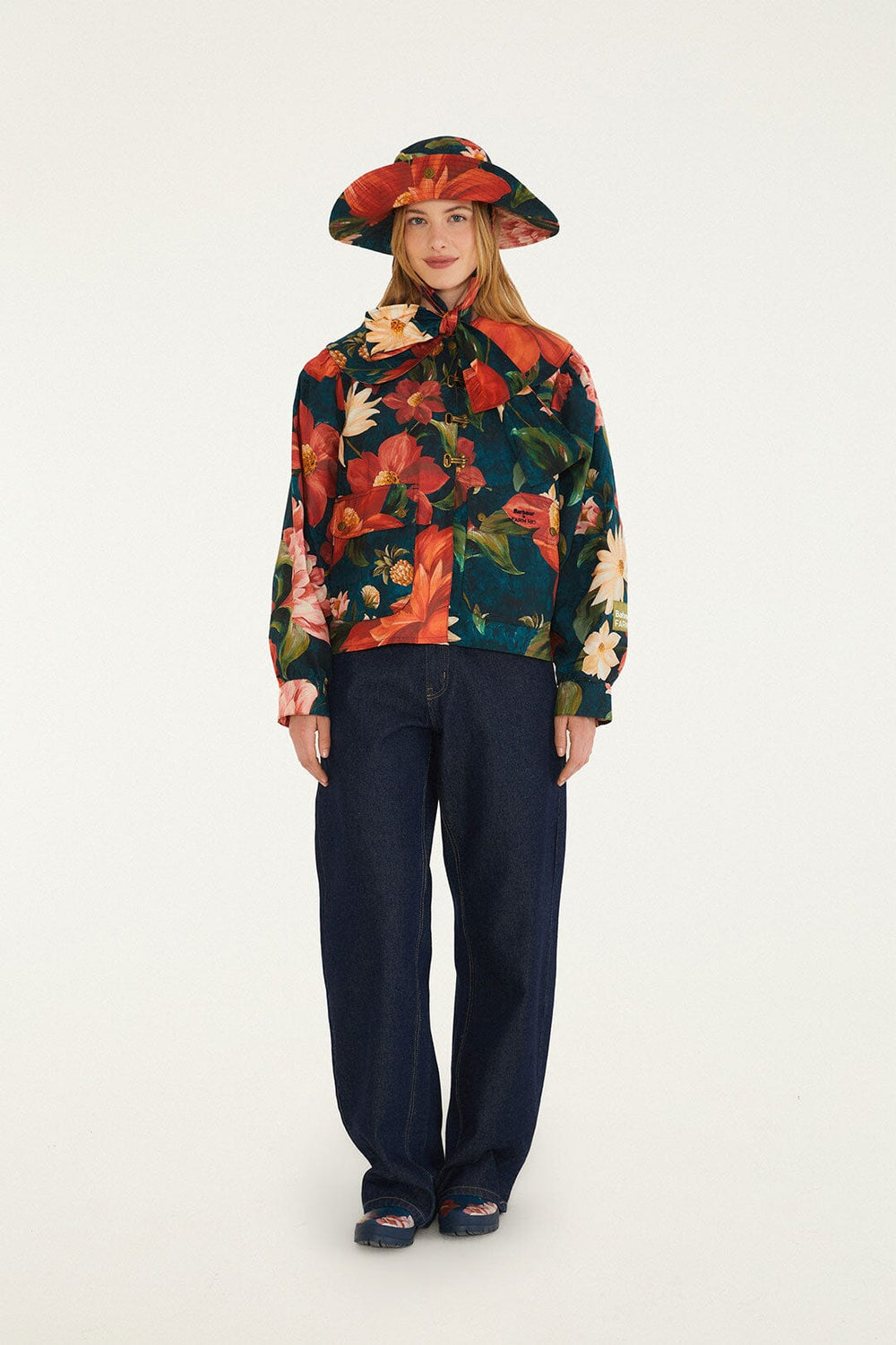 Wild Flower Jacket - FARM Rio EDENS BLOOM LIGHT PINK