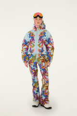 Blue Macaw Puffer Jacket - FARM Rio MACAW BLUE