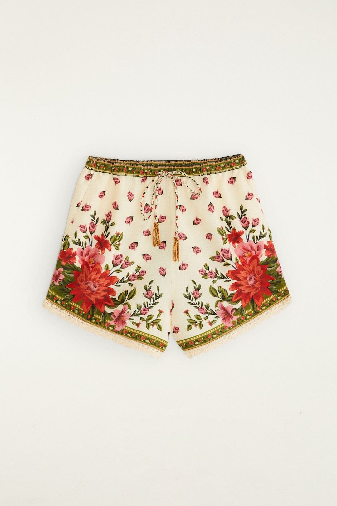 Sand Wonder Rio Lenzing Ecovero Euroflax Shorts - FARM Rio WONDER RIO SAND