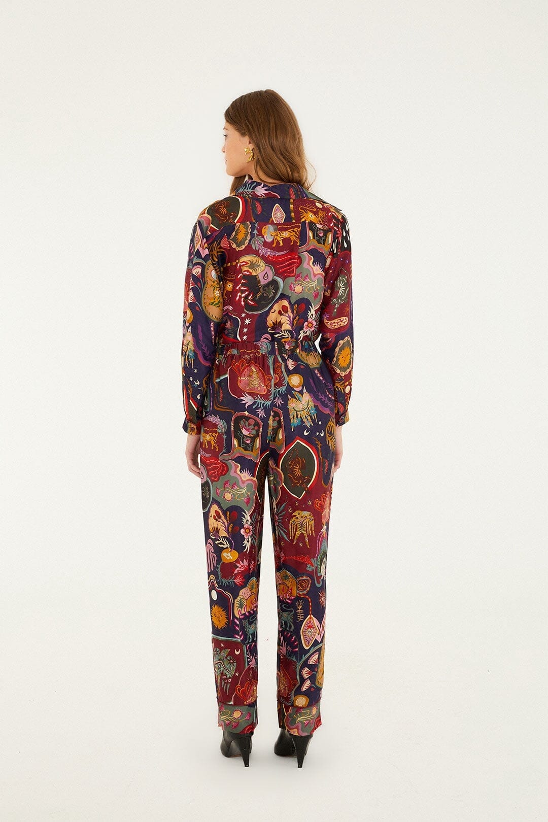 Multicolor Artsy Surreal Land Lenzing Ecovero Viscose Pants - FARM Rio ARTSY SURREAL LAND MULTICOLOR