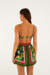 Bird Leaves Shorts - FARM Rio BIRD LEAVES SAND