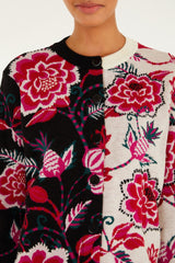 Mixed Winter Garden Knit Cardigan - FARM Rio WINTER GARDEN MIX