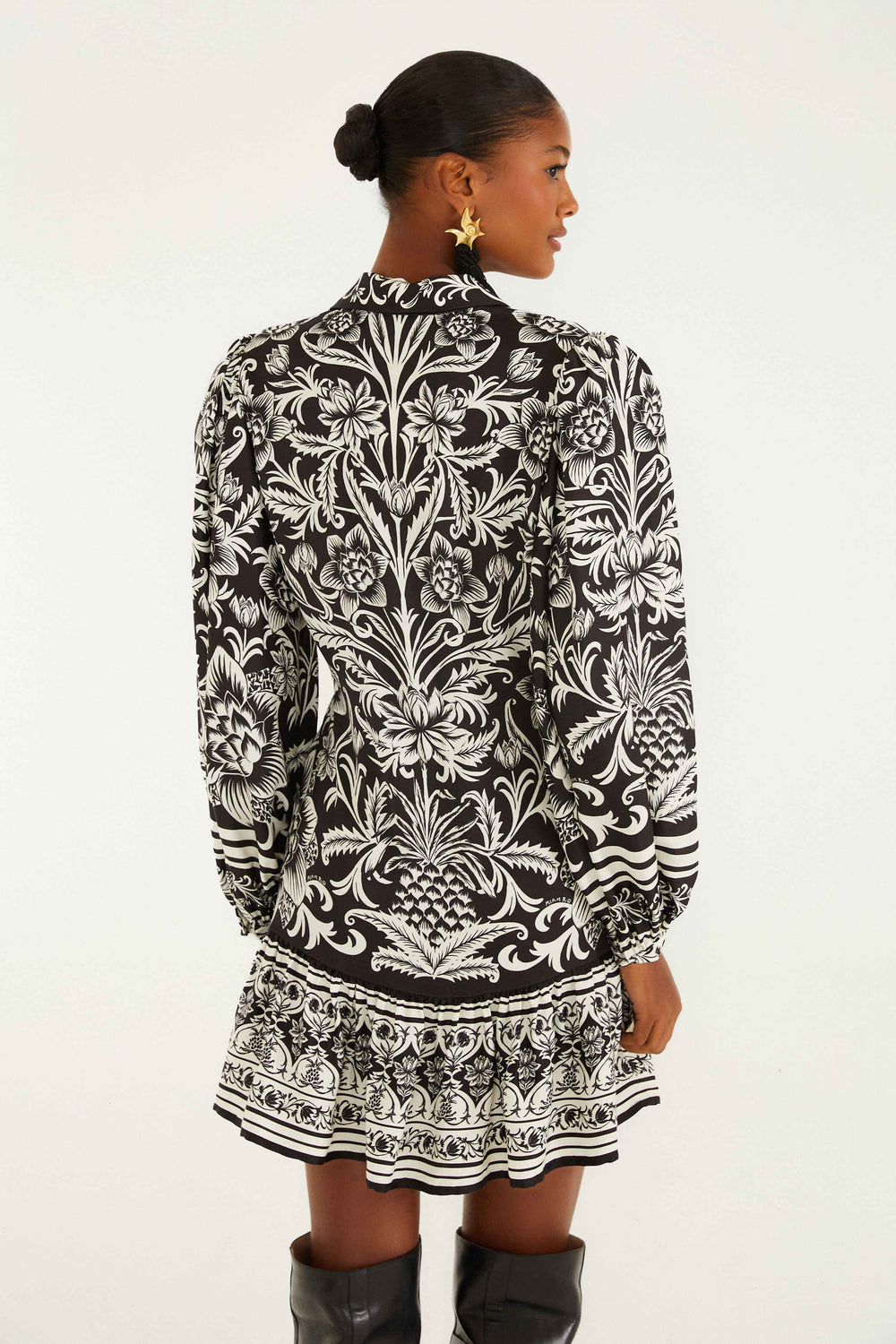 Lisbon Black Mini Dress - FARM Rio LISBON BLACK