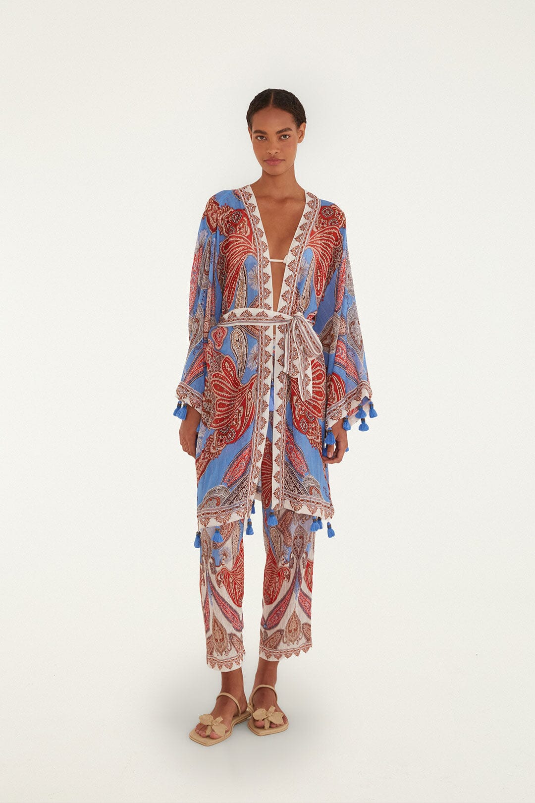 Jandaya Dance Mini Dress - FARM Rio JANDAYA DANCE MULTICOLOR