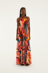 Multicolor Atlantic Rainforest Sleeveless Maxi Dress - FARM Rio ATLANTIC RAINFOREST MULTICOLOR