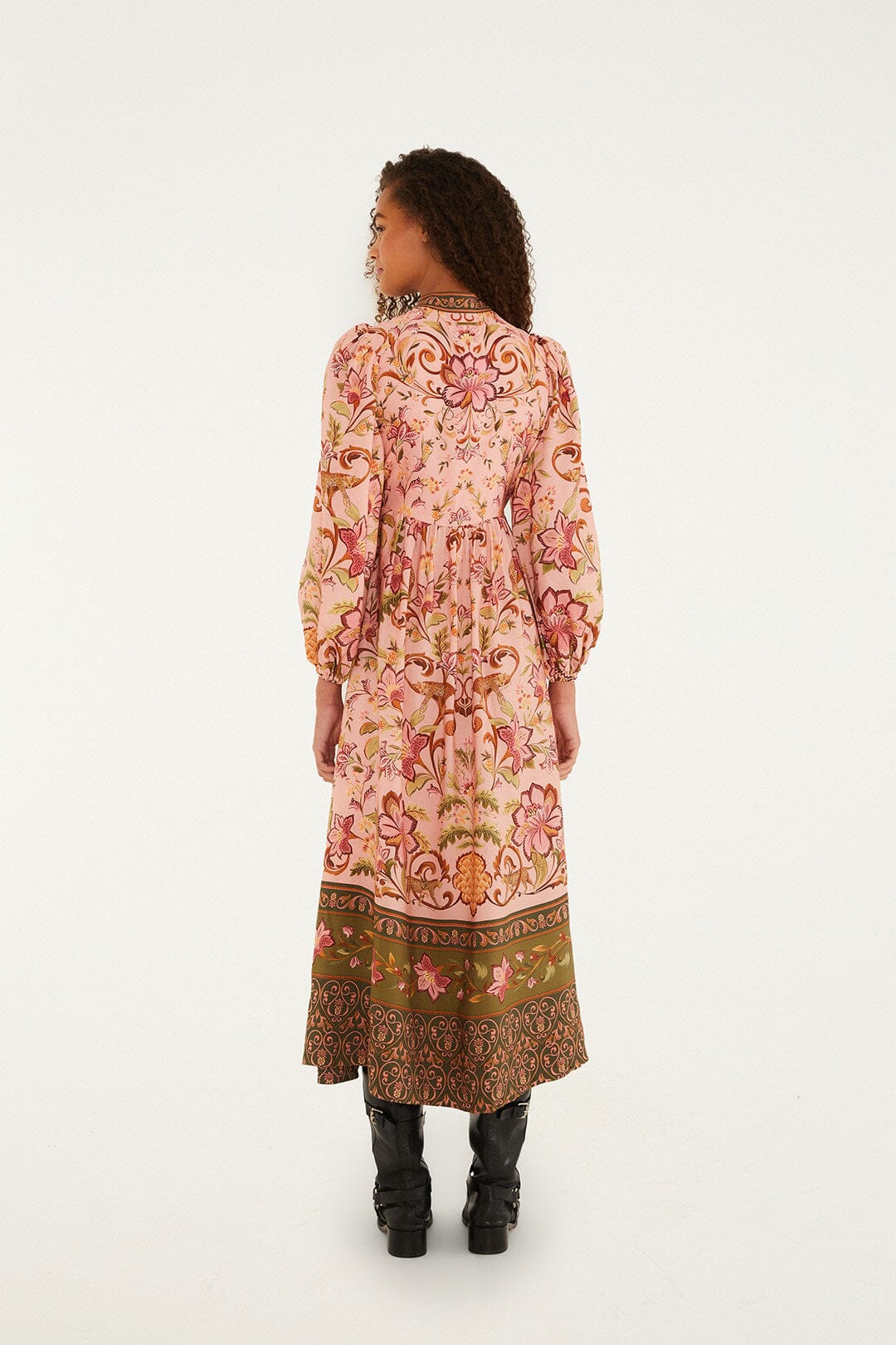 Alice Maxi Dress - FARM Rio TROPICAL ROYALNESS PINK